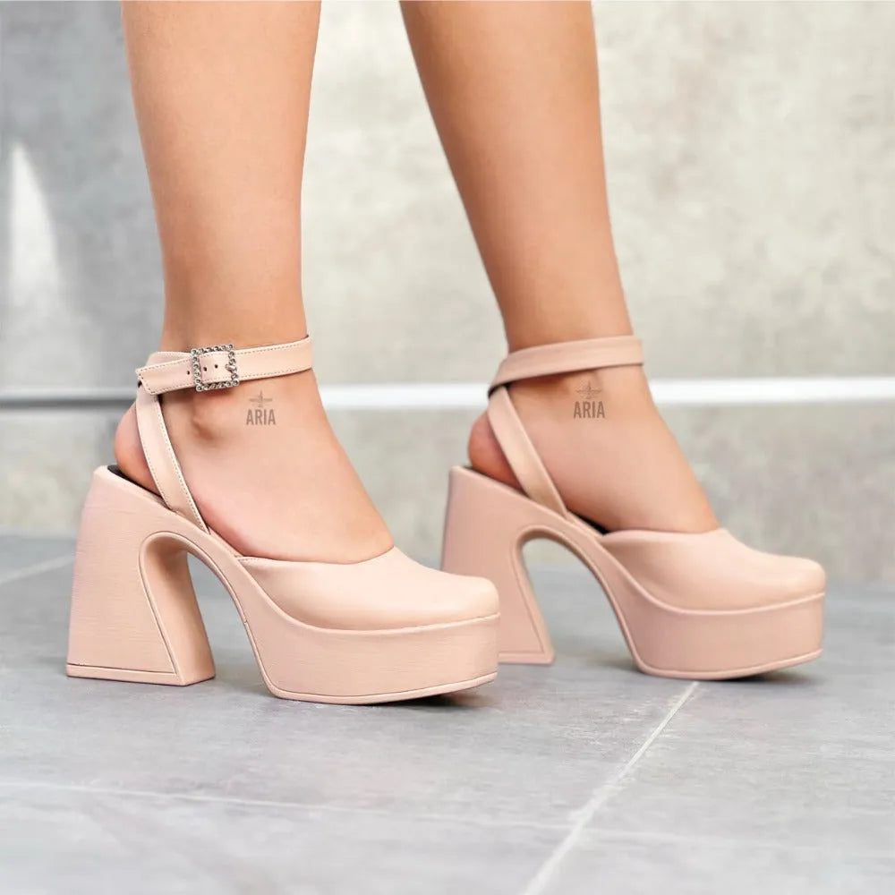 SANDALIA CLOE NUDE