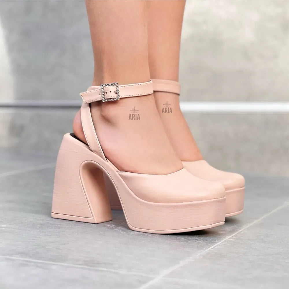 SANDALIA CLOE NUDE