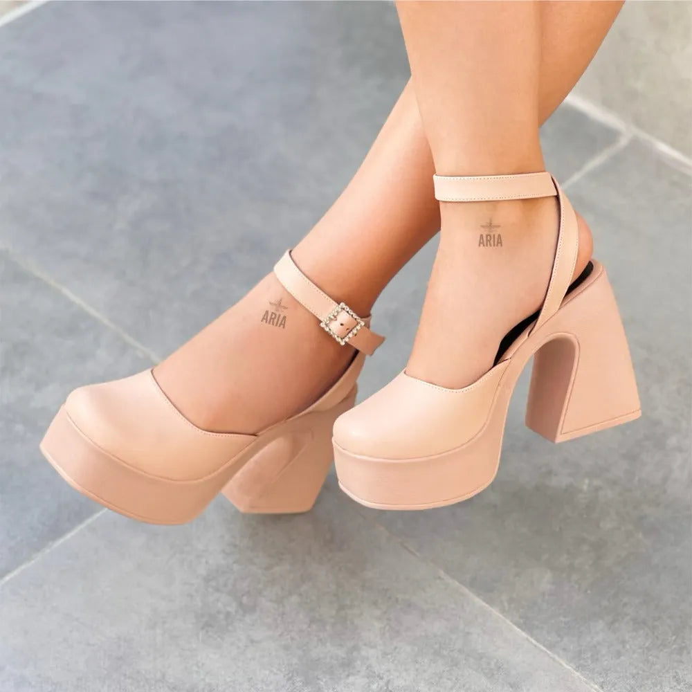 SANDALIA CLOE NUDE