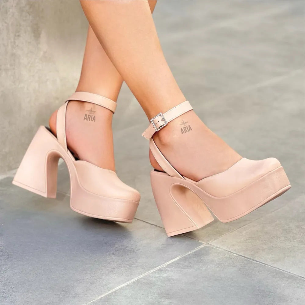 SANDALIA CLOE NUDE