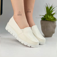 MOCASIN SIN CORDONES GABRIELA 2.0 BLANCO