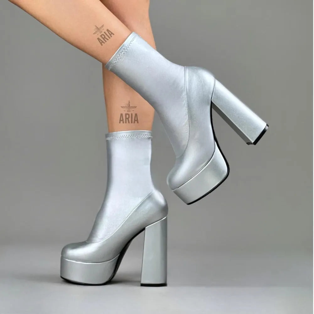 BOTA HEXY PLATA TACO 14