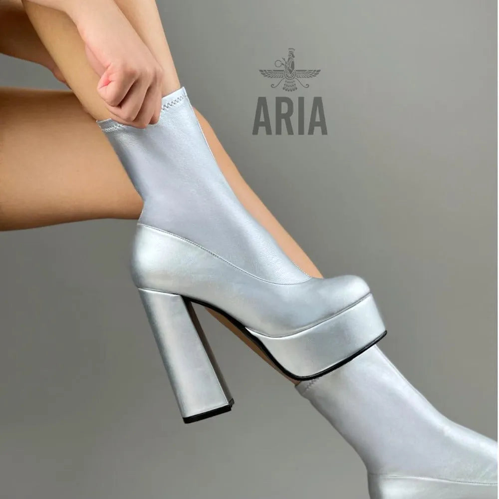 BOTA HEXY PLATA TACO 14