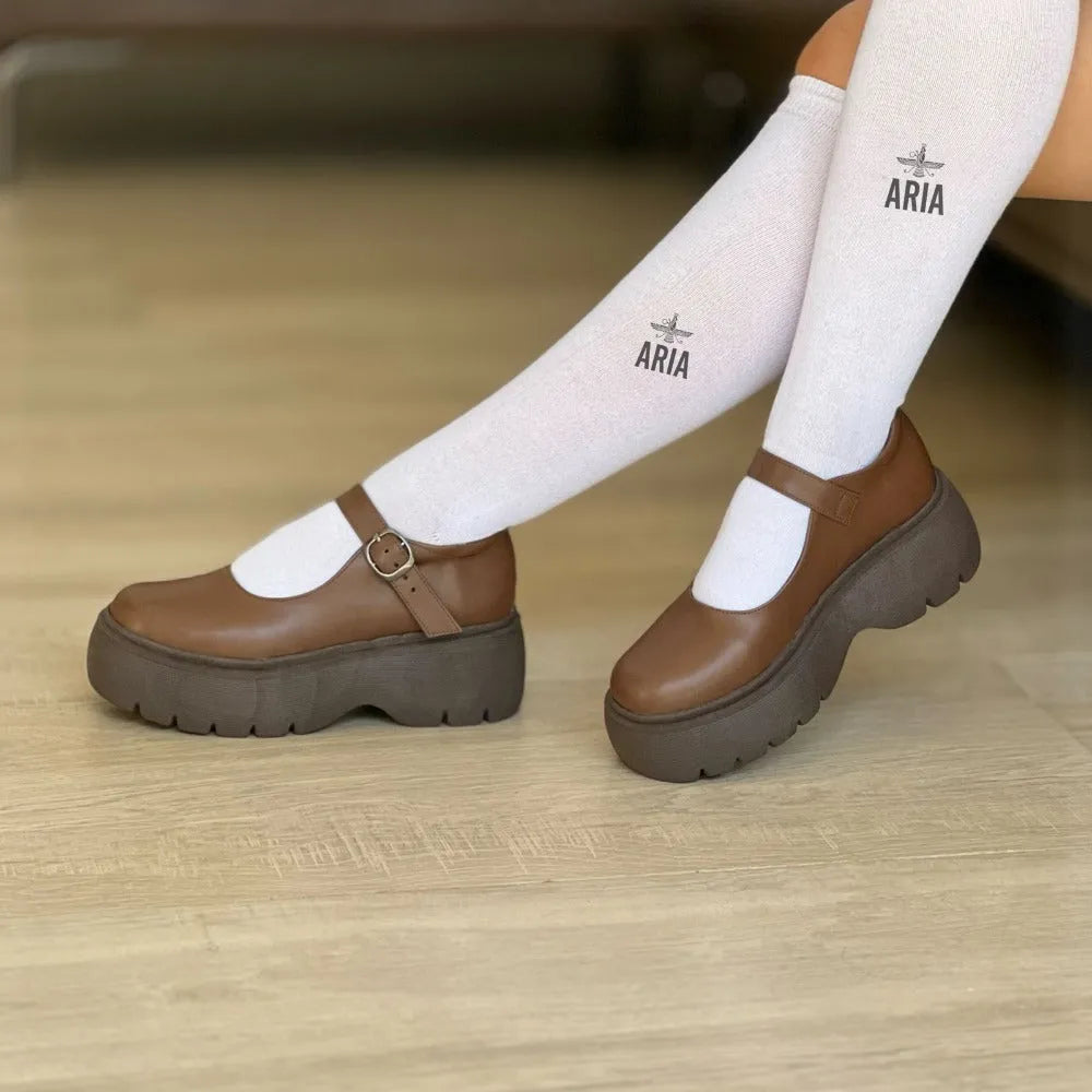 MOCASIN LULU MARRON