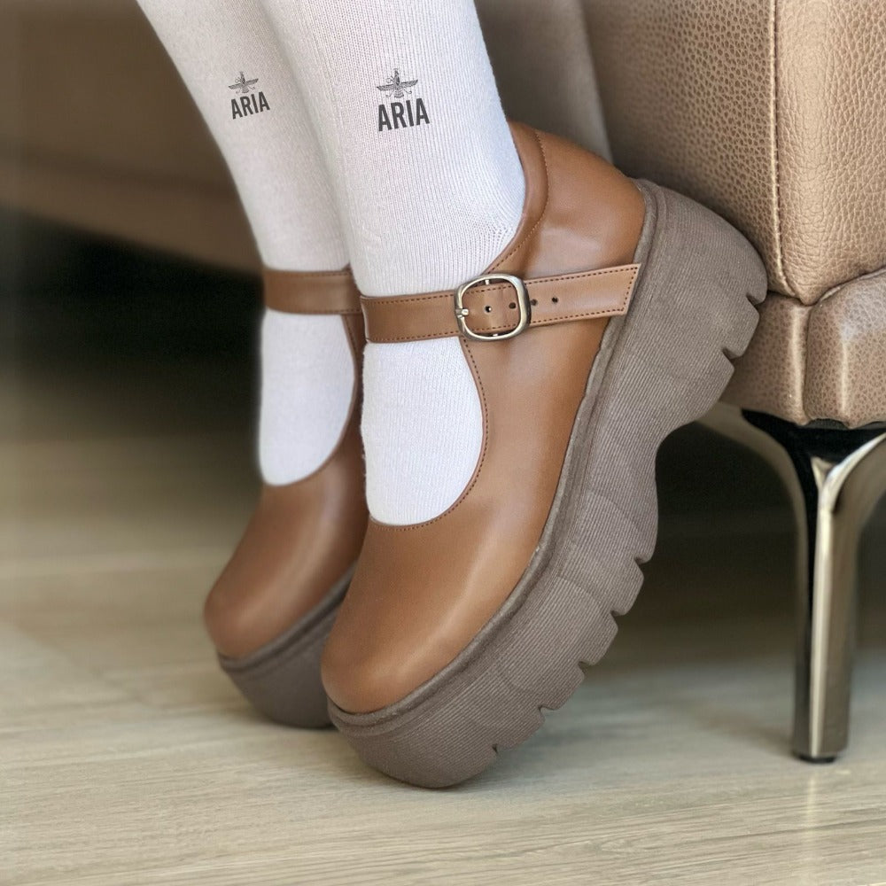 MOCASIN LULU MARRON