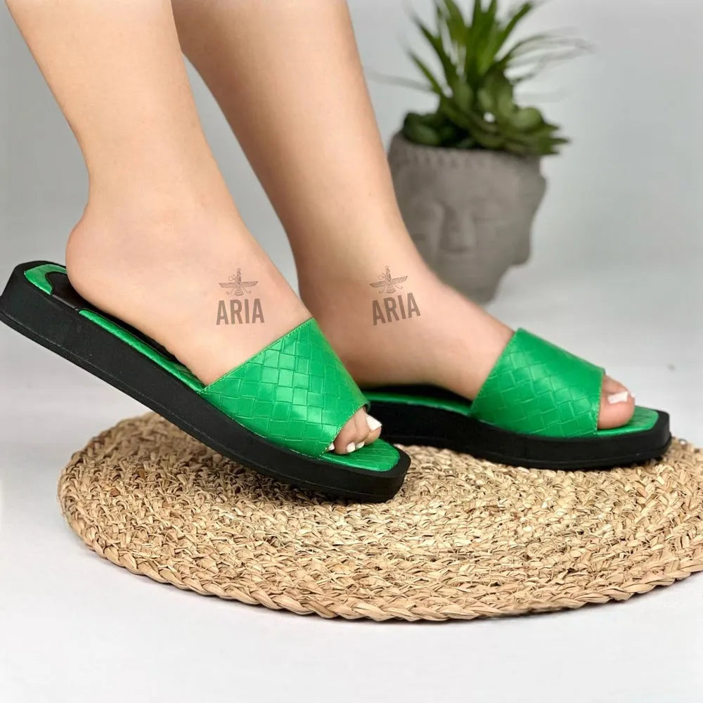 SANDALIA FENTY VERDE