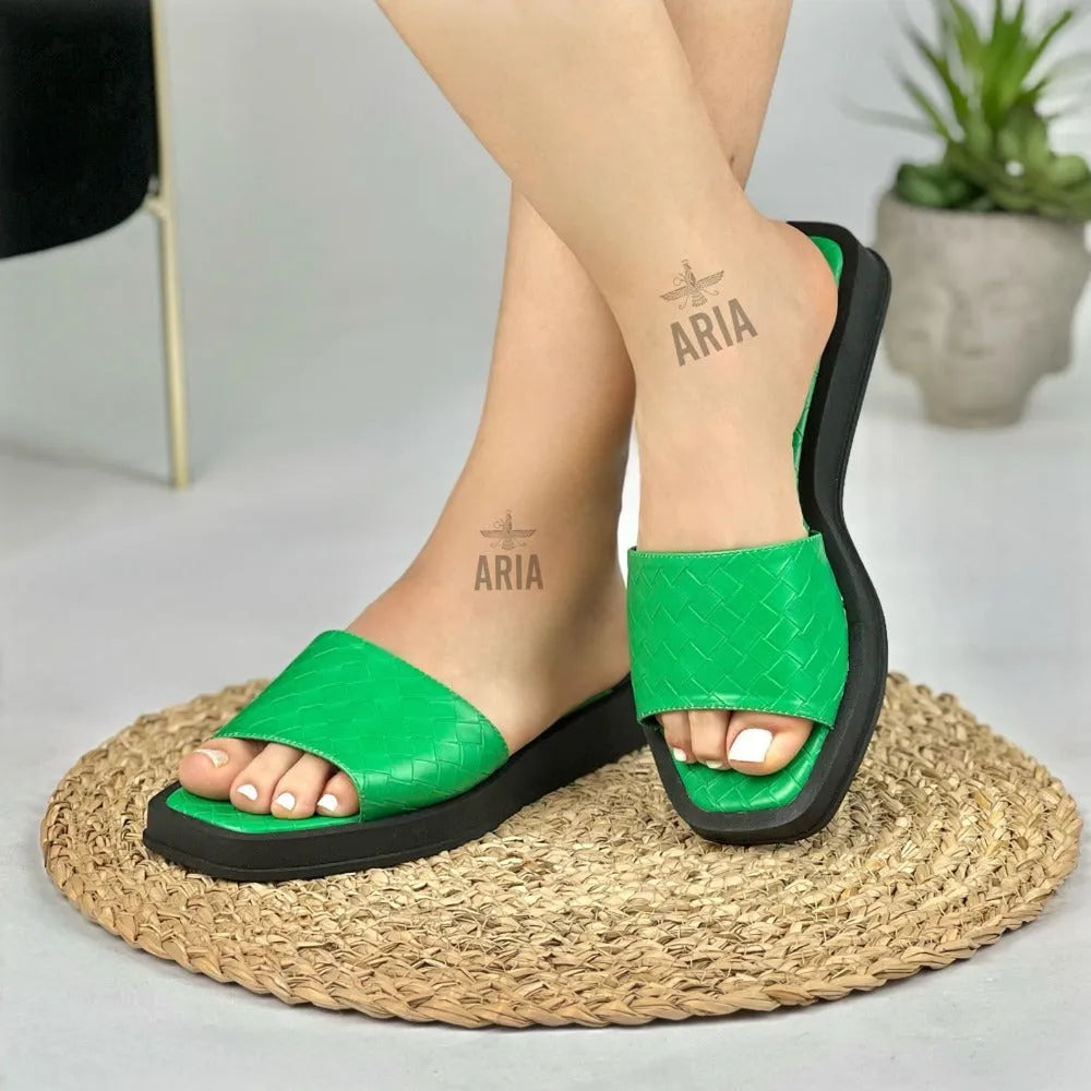 SANDALIA FENTY VERDE