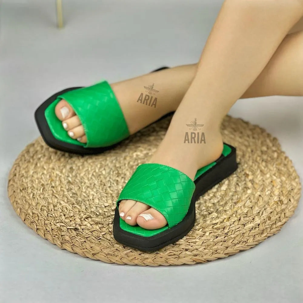 SANDALIA FENTY VERDE