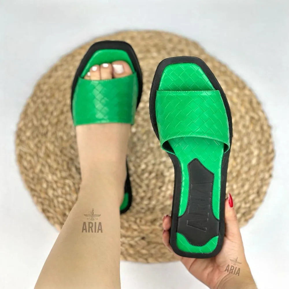 SANDALIA FENTY VERDE