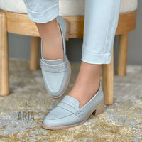 MOCASIN ALEXANDRA PLOMO