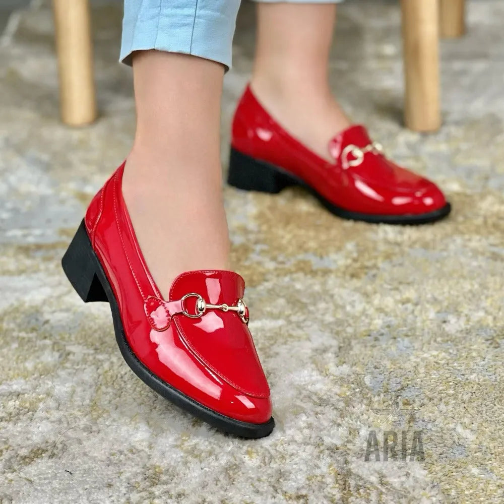 MOCASIN MALEXA ROJO
