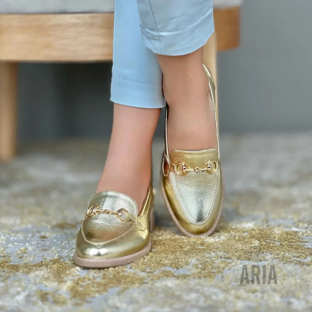 MOCASIN MALEXA DORADO