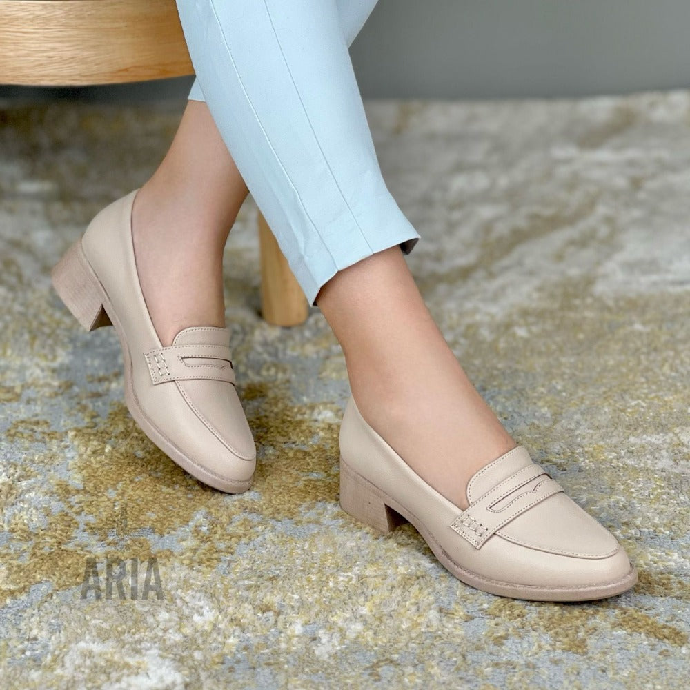 MOCASIN ALEXANDRA BEIGE