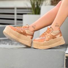 SNEAKER BILLIE CAMEL