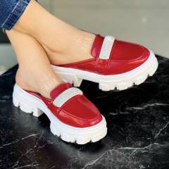 MOCASINES HANAH ROJO